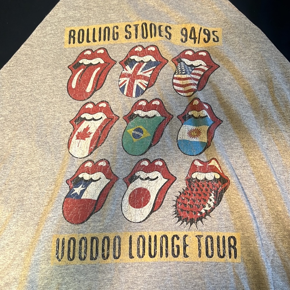 Rolling stone half sleeve size XL top - Picture 3 of 6